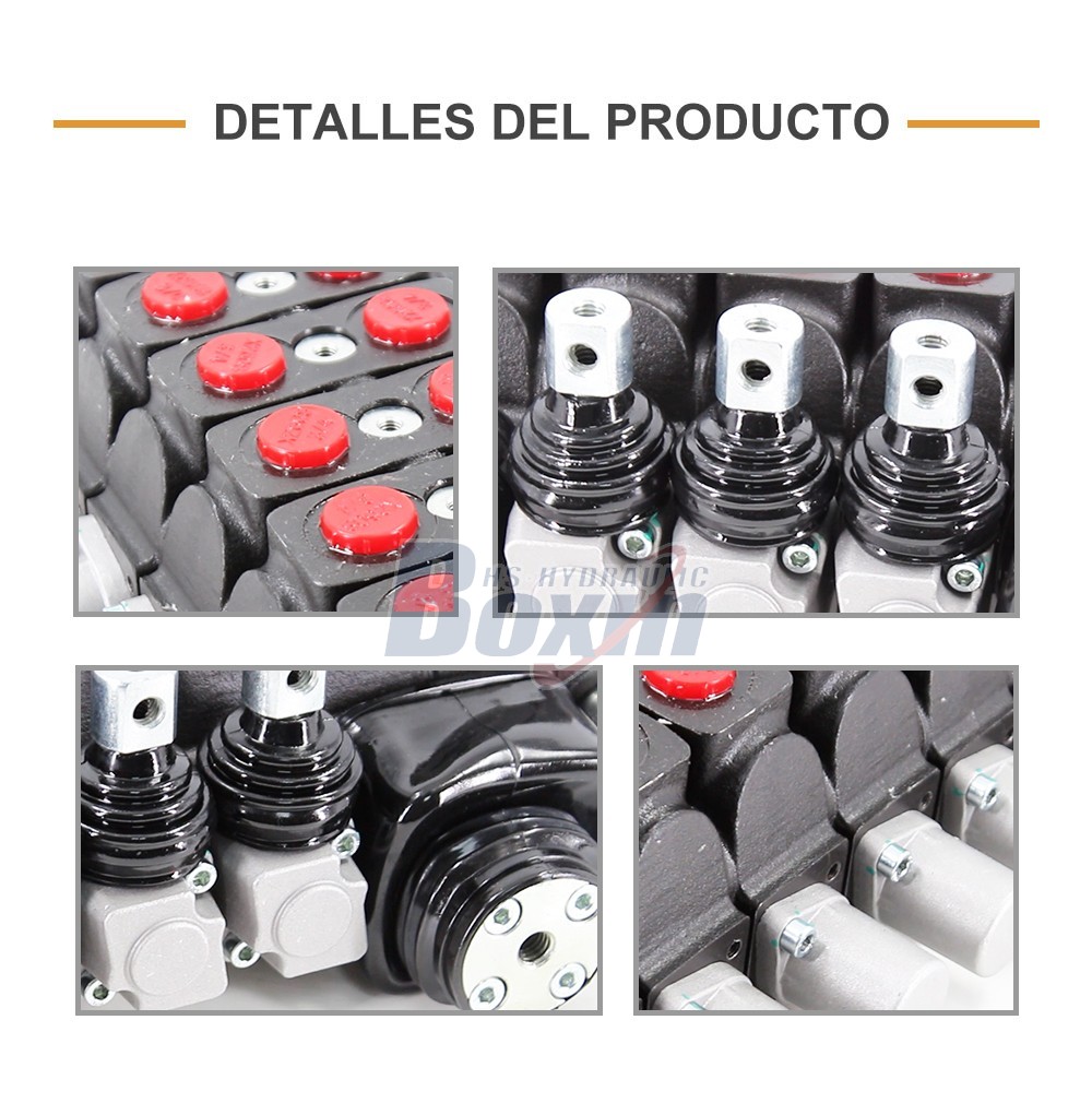 Multi-Spool SD6 Sectional Directional Control Valve for Mobile Machinery